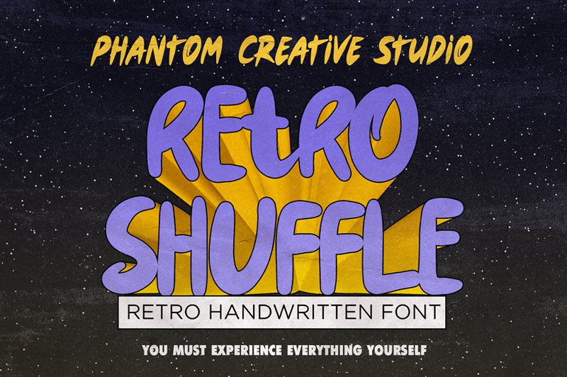 Retro Shuffle Font