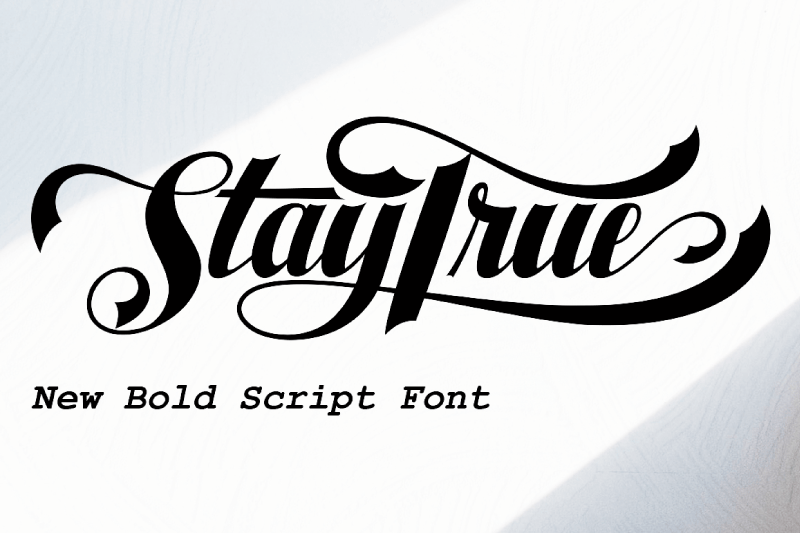 StayTrue Font