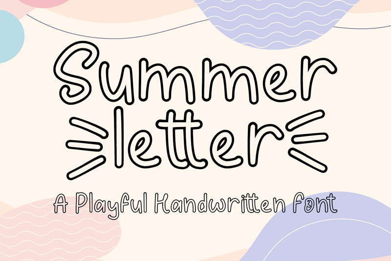 Summer Letter Font