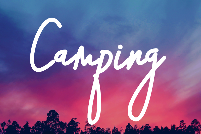Camping Script Font
