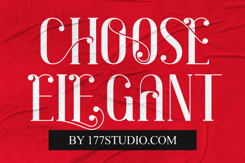 Choose Elegant Font