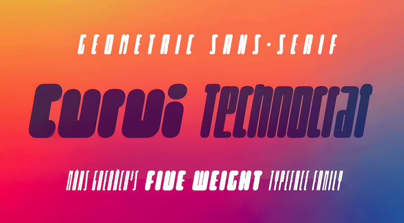 Curvi Technocrat Font