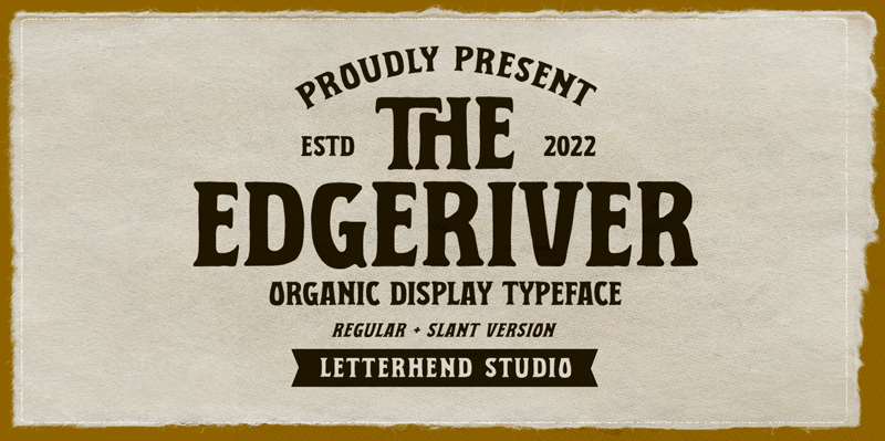Edgeriver Font