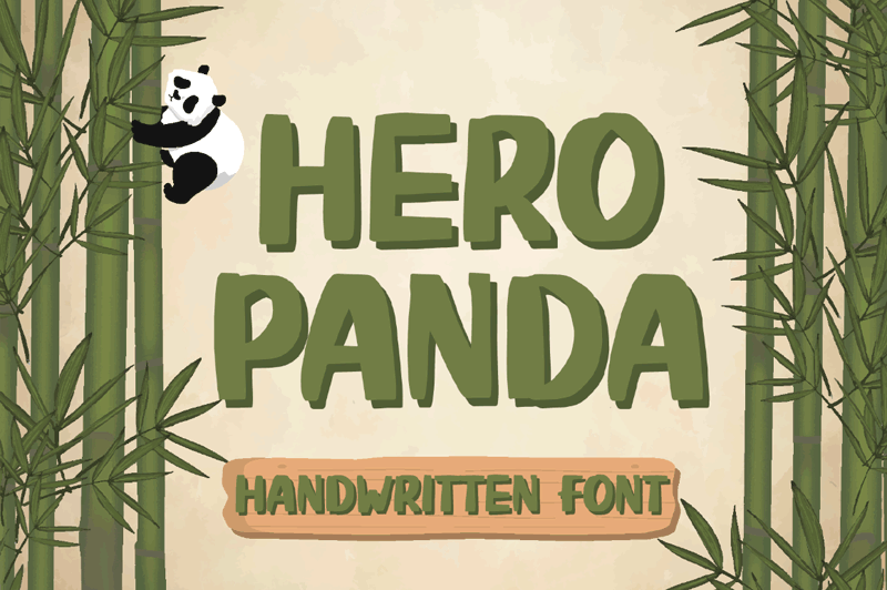 Hero Panda Font