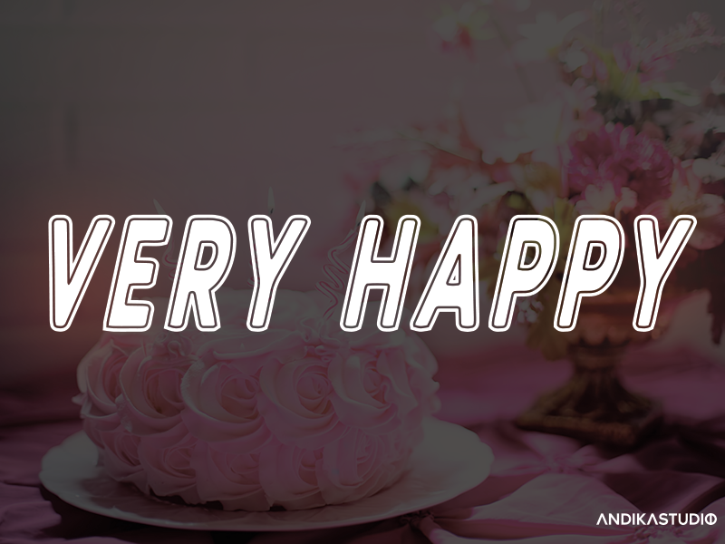 Very Happy Font