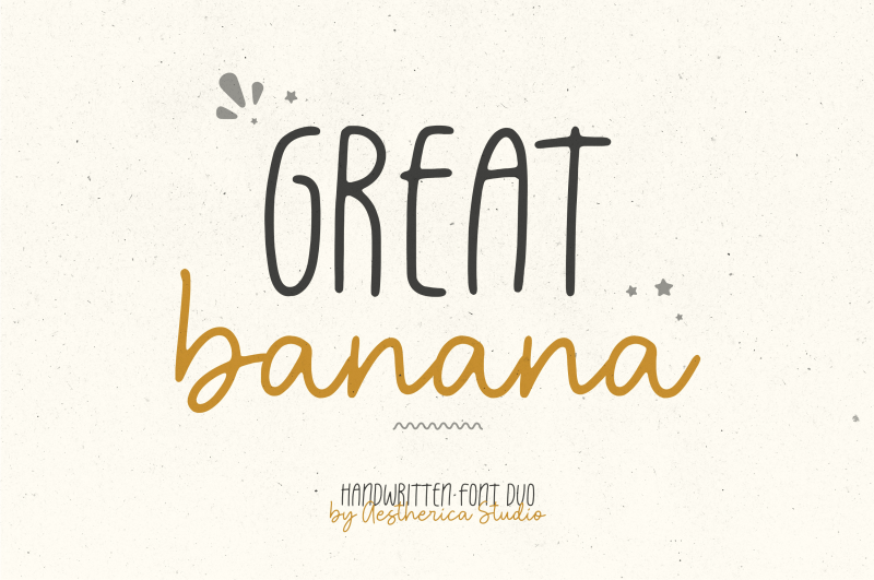 Great Banana Script Font