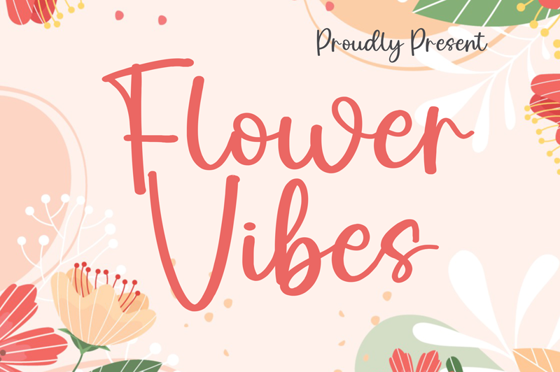 Flower Vibes Font