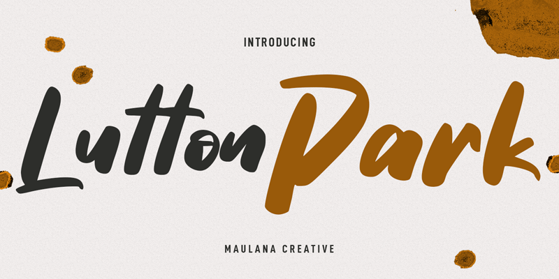 Lutton Park Font