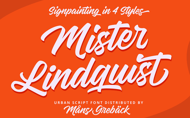 Mister Lindquist Font