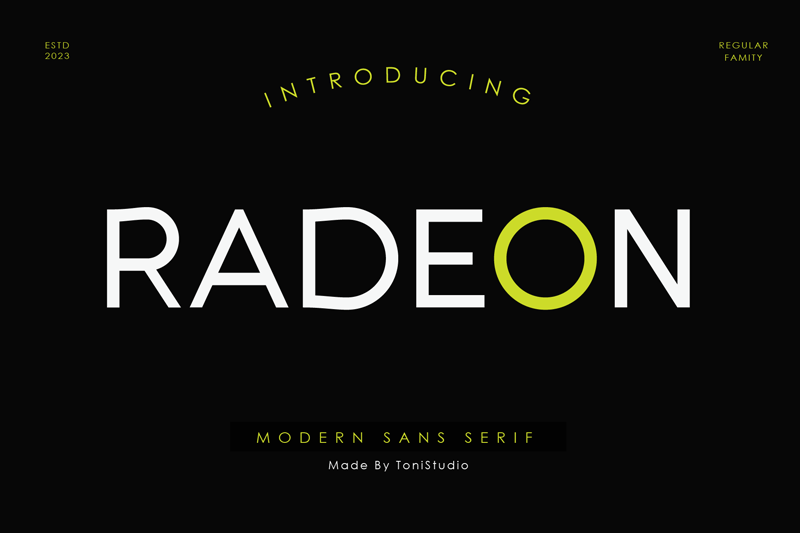 Radeon Font