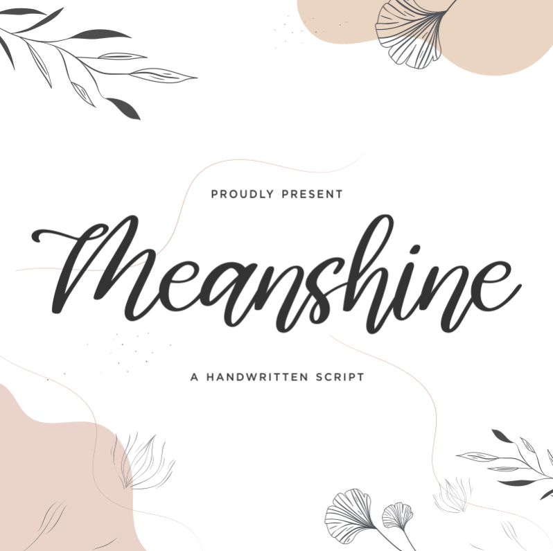 Meanshine Font