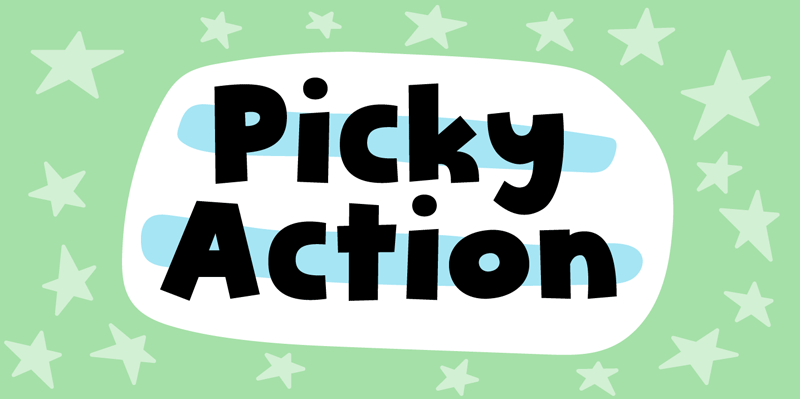 Picky Action Font