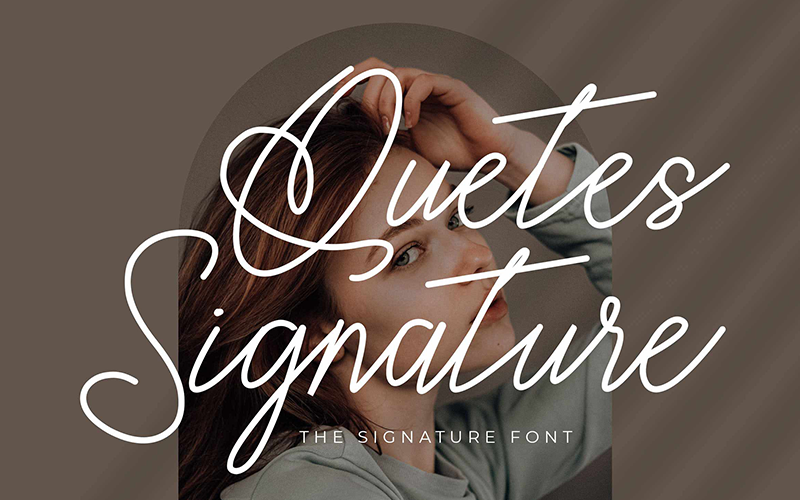 Quetes Signature Font