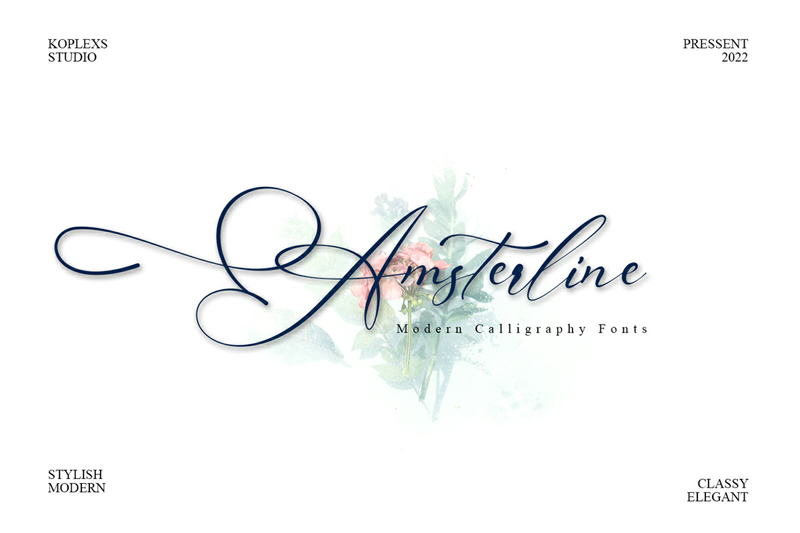 Amsterline Font