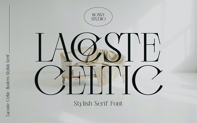 Lacoste Celtic Font