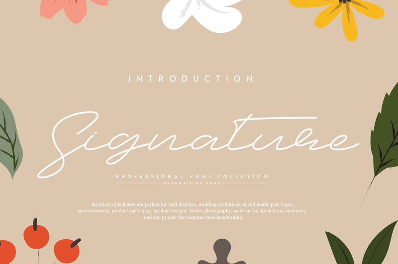 Signature Font