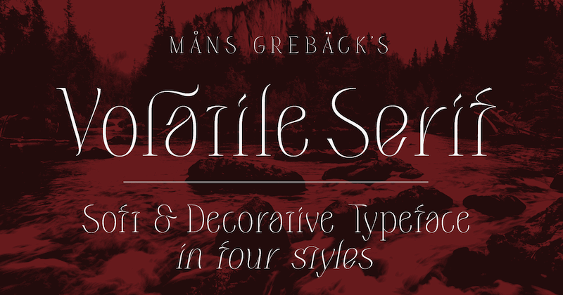 Volatile Serif Font