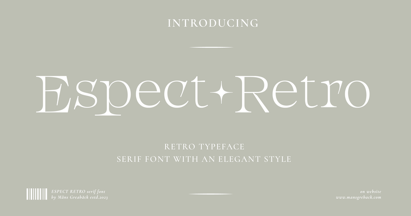 Espect Retro Font