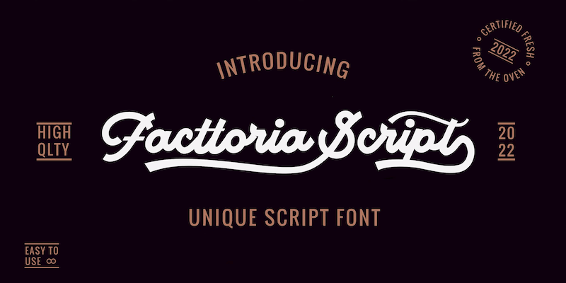 Facttoria Script Font