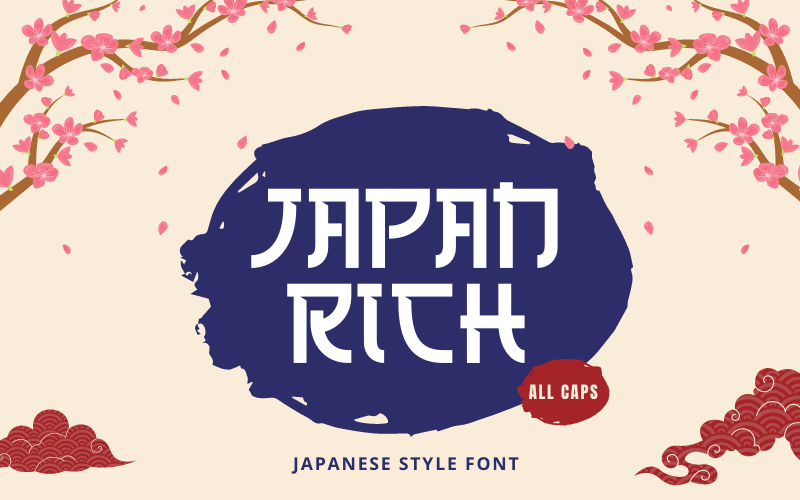 Japan Rich Font