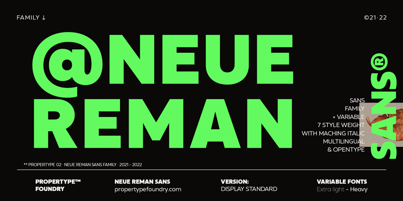 Neue Reman Sans Font