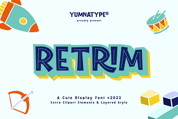 Retrim Font