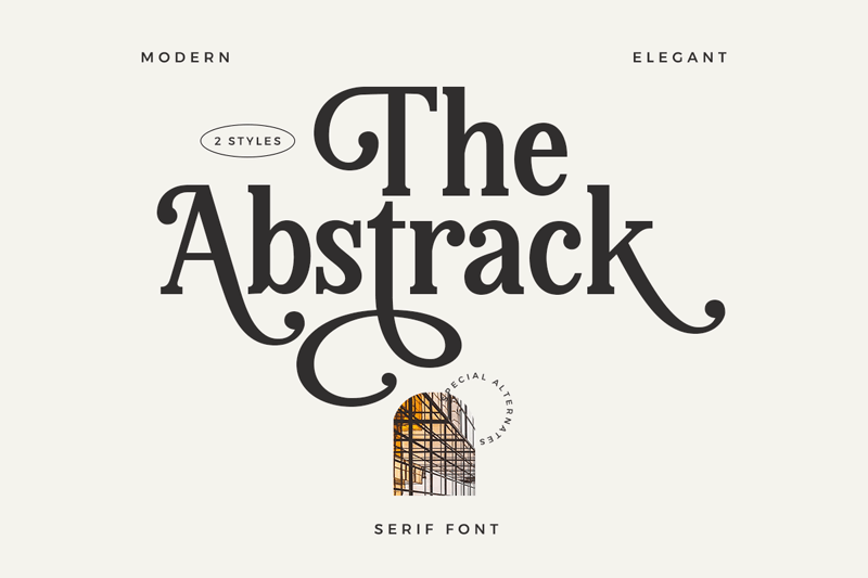 The Abstrack Font