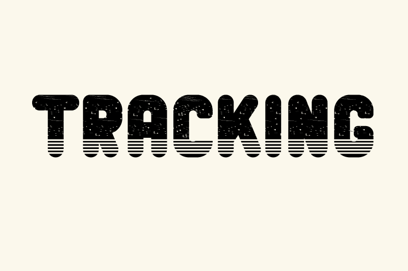 Tracking Font