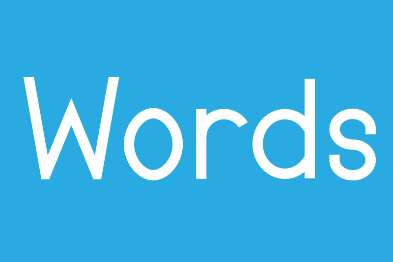 Words Font
