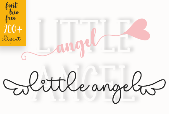 Little Angel Monoline Font