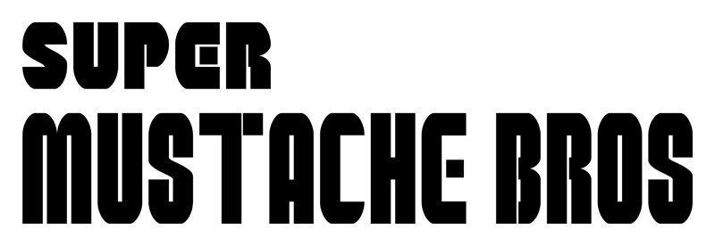 Super Mustache Bros Font