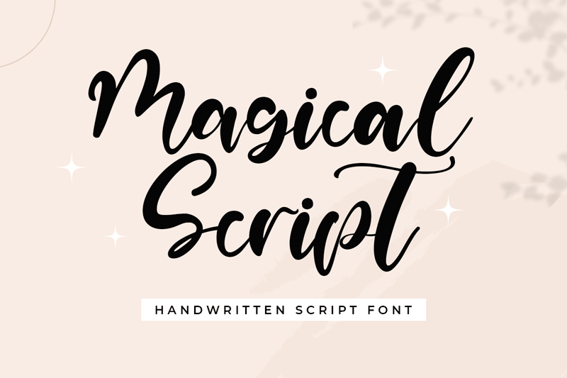 Magical Script Font