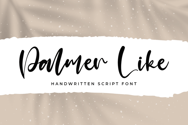 Palmer Like Font