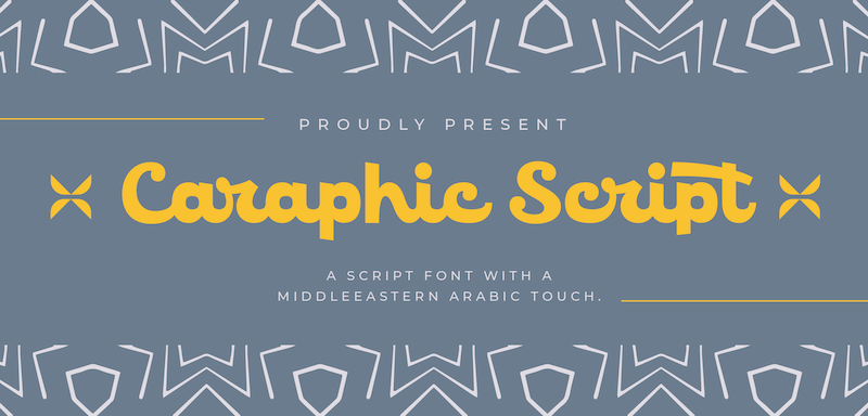 Caraphic Script Font