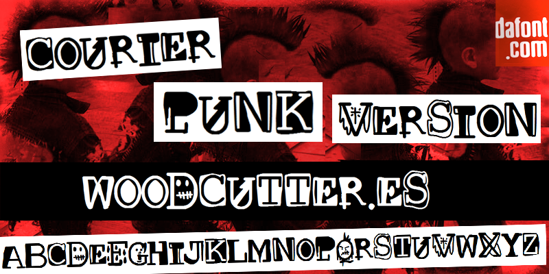 Courier punk Version Font