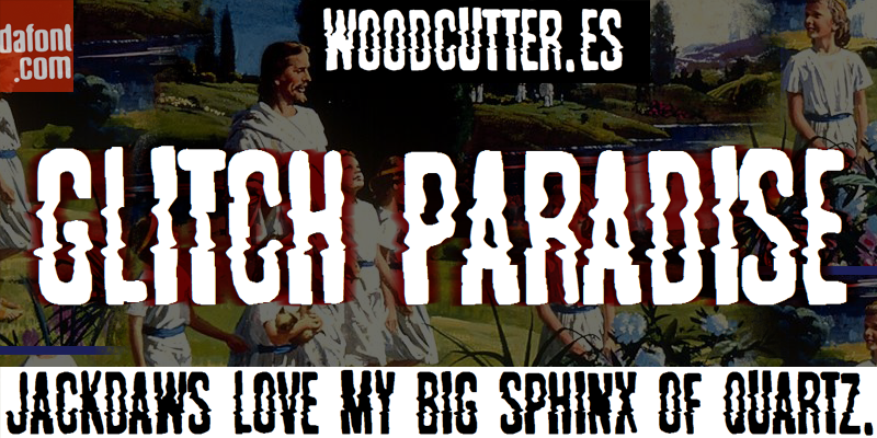 Glitch Paradise Font