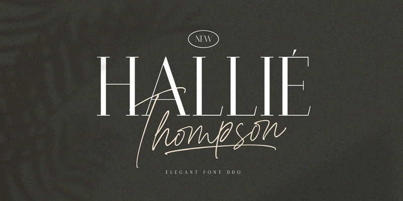 Hallie Thompson Serif Font