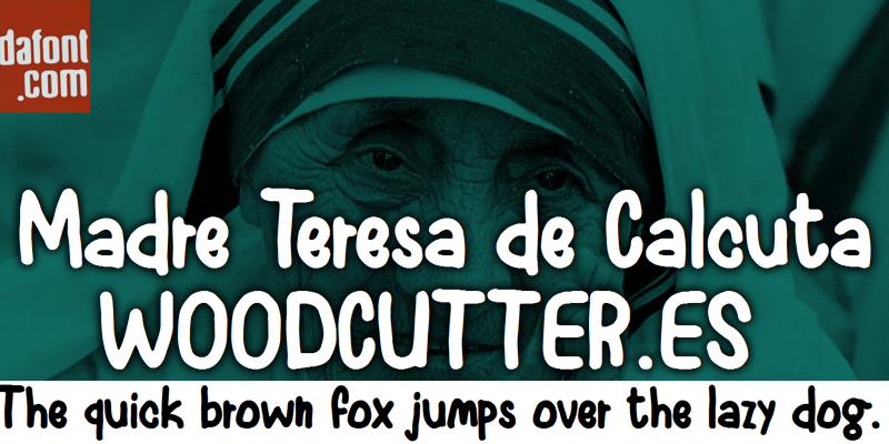 Madre Teresa de Calcuta Font