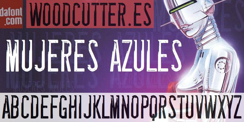 Mujeres Azules Font