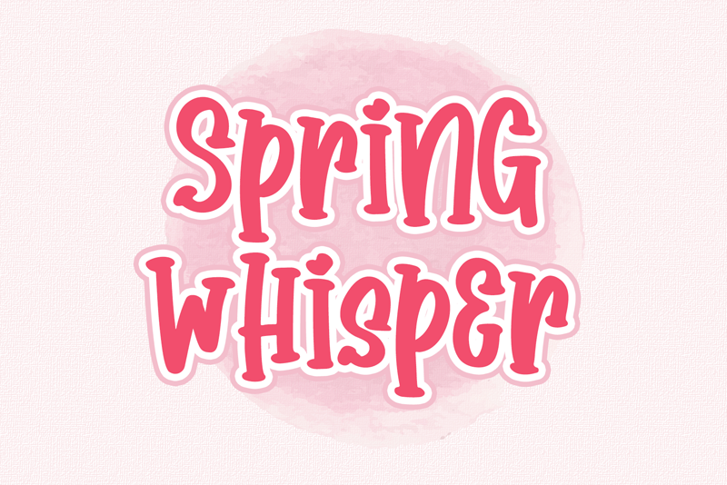 Spring Whisper Font