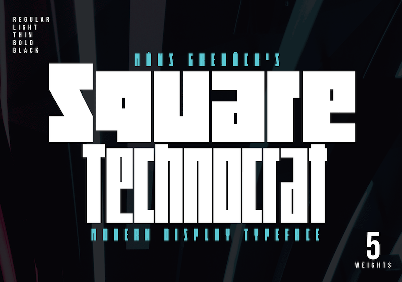 Square Technocrat Font