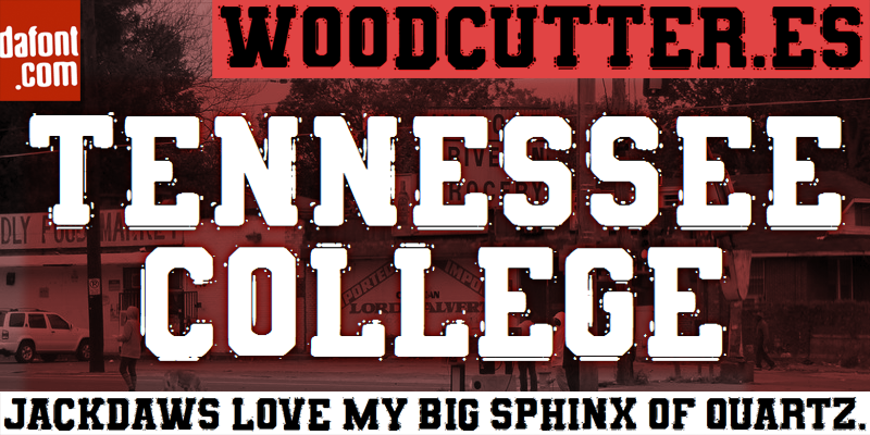 Tennessee College Font