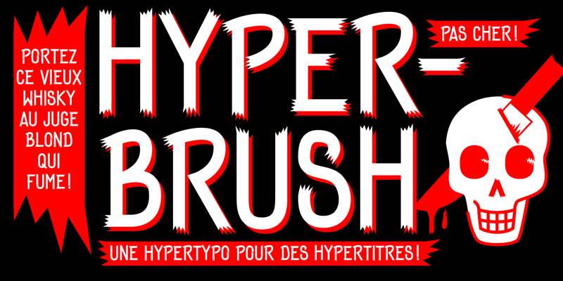 Hyper Brush Font