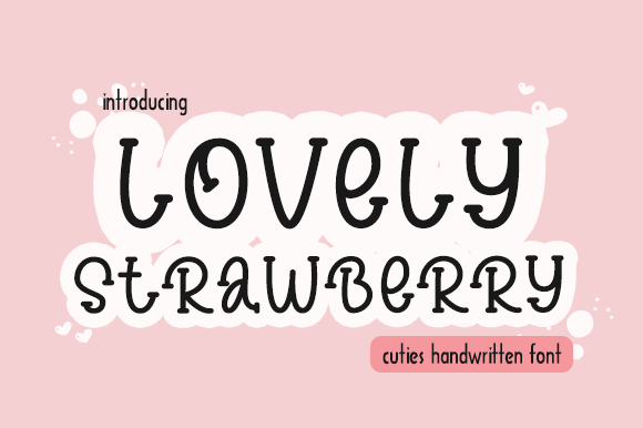 Lovely Strawberry Font