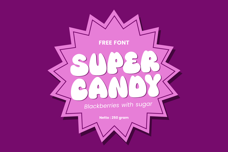 Super Candy Font