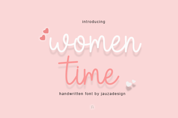 Woman Time Font