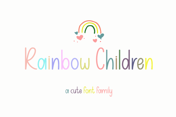 Rainbow Children Font