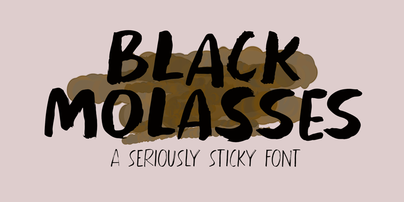 Black Molasses Font