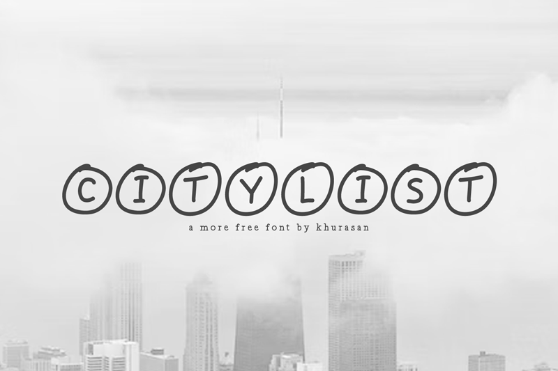 Citylist Font