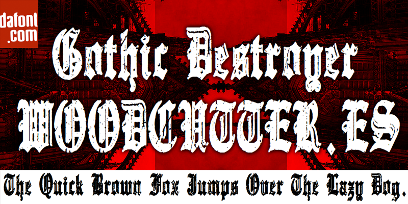 Gothic Destroyer Font
